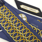 Hermes Twill Scarf Lift Profile Silk Multicolor Blue — view 8