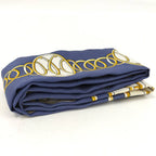 Hermes Twill Scarf Lift Profile Silk Multicolor Blue — view 6