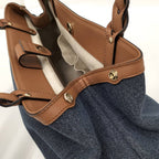 Gucci Craft Tote Logo Denim — view 6