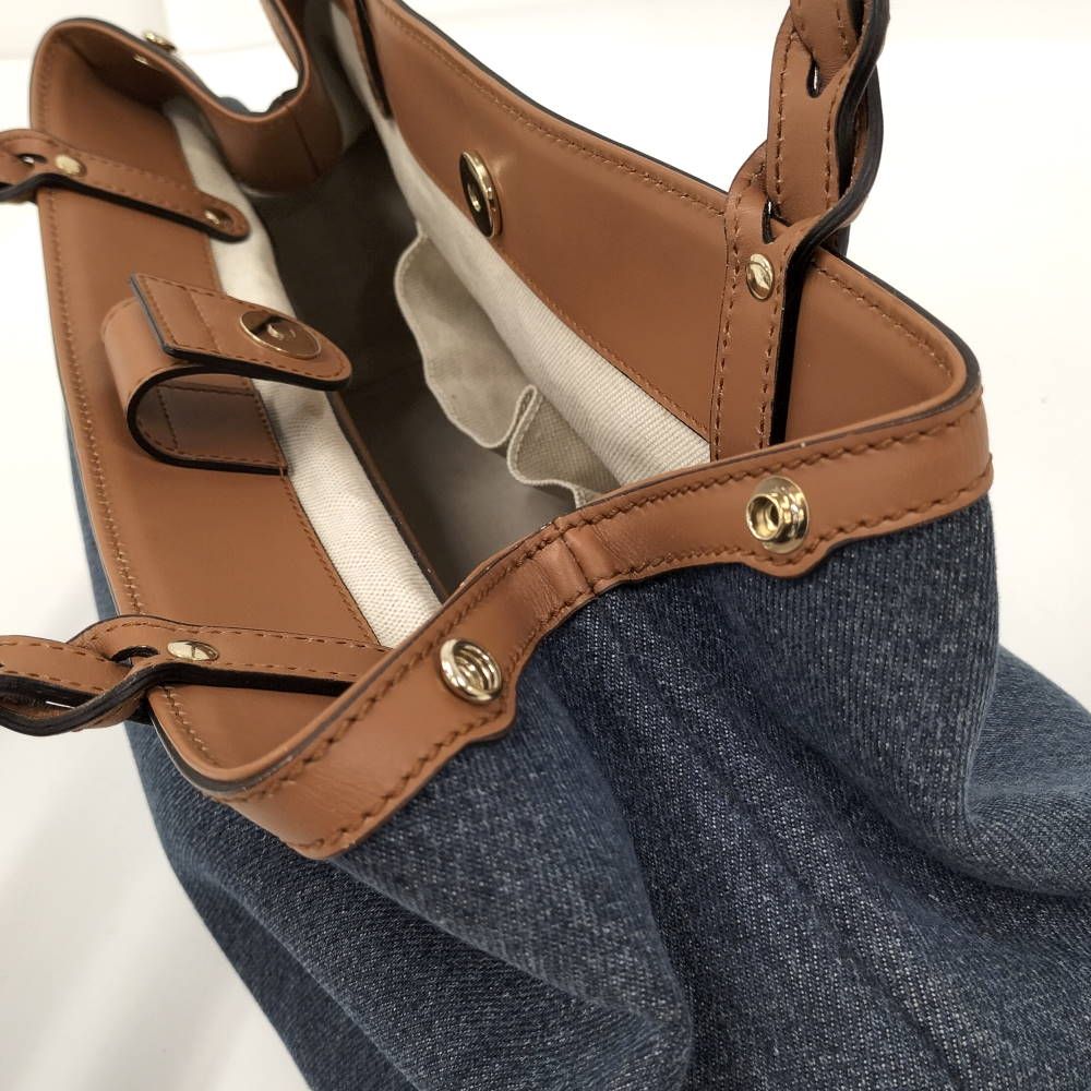 Gucci Craft Tote Logo Denim — view 6