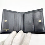 Chanel Small Flap Wallet Caviar Leather Black — view 6
