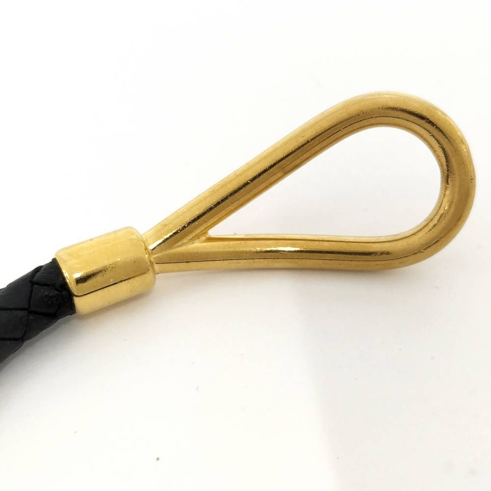 Hermes Jumbo Bracelet Leather Black Gold Plated — view 8