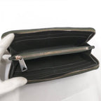 Bottega Veneta Zip Around Wallet Intrecciato Leather Khaki — view 2