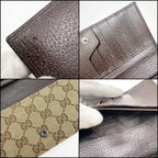 Gucci Bifold Wallet GG Canvas Leather Beige Brown — view 7