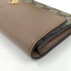Gucci Bifold Wallet GG Supreme Bicolor Continental Leather — view 7