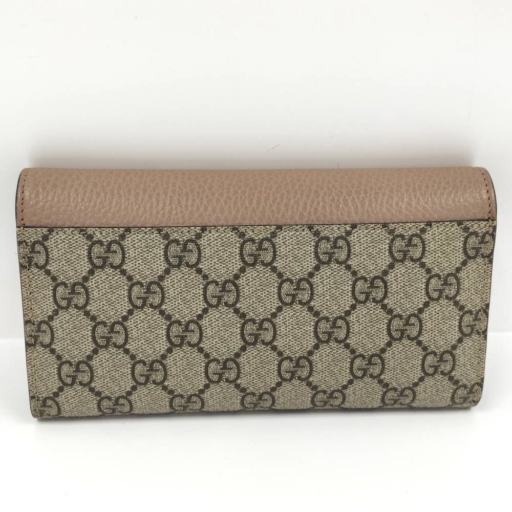 Gucci Bifold Wallet GG Supreme Bicolor Continental Leather — view 3