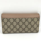 Gucci Bifold Wallet GG Supreme Bicolor Continental Leather — view 3