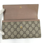 Gucci Bifold Wallet GG Supreme Bicolor Continental Leather — view 2