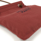 Hermes Sac Aline MM Shoulder Bag Canvas Toilet Blanc — view 4