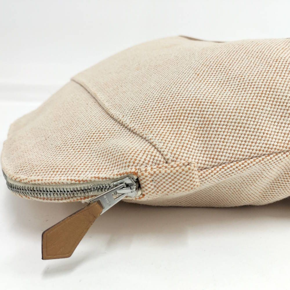 Hermes Bolide Pouch MM 25 Toile Ash Natural — view 5