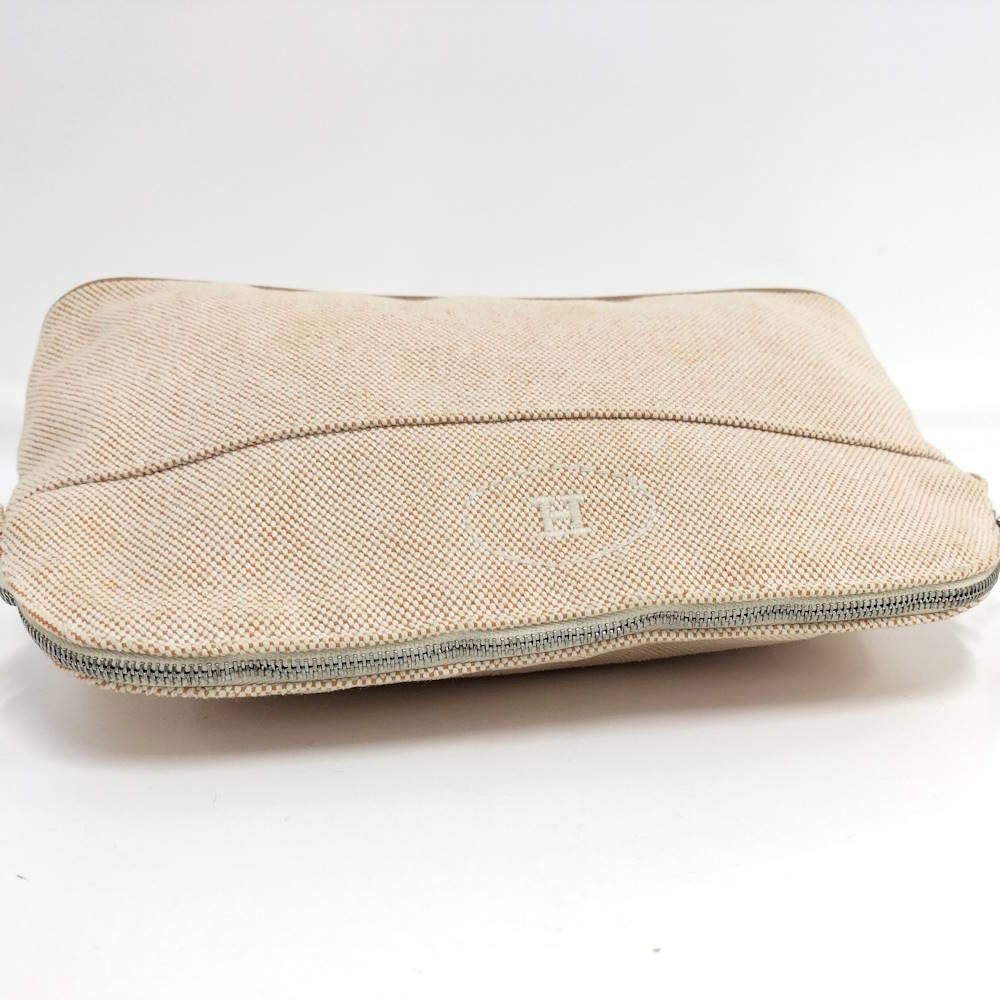 Hermes Bolide Pouch MM 25 Toile Ash Natural — view 7