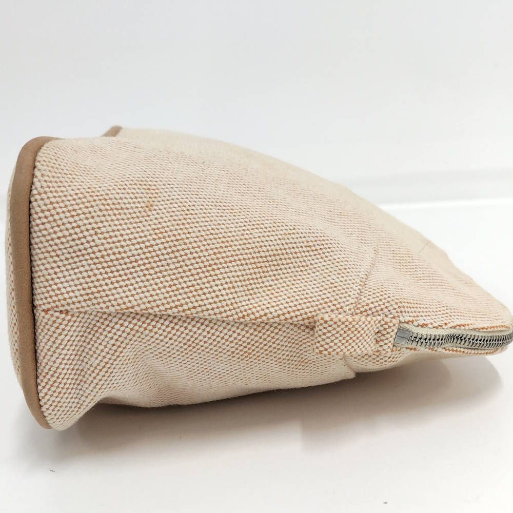 Hermes Bolide Pouch MM 25 Toile Ash Natural — view 4