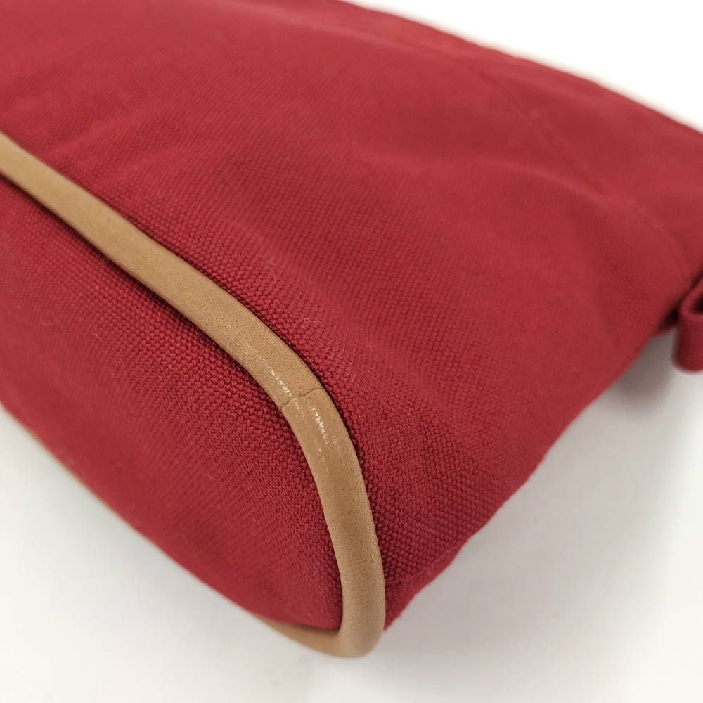 Hermes Bolide Pouch Mini 20 Canvas Red — view 3
