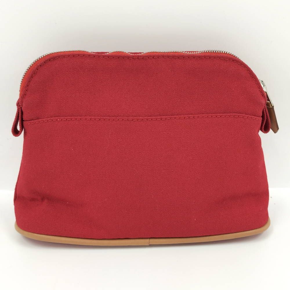 Hermes Bolide Pouch Mini 20 Canvas Red — view 2