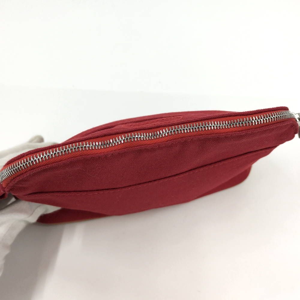 Hermes Bolide Pouch Mini 20 Canvas Red — view 6
