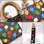 Louis Vuitton Yayoi Kusama Petite Sac Plat Handbag Monogram — view 4