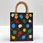 Louis Vuitton Yayoi Kusama Petite Sac Plat Handbag Monogram — view 2
