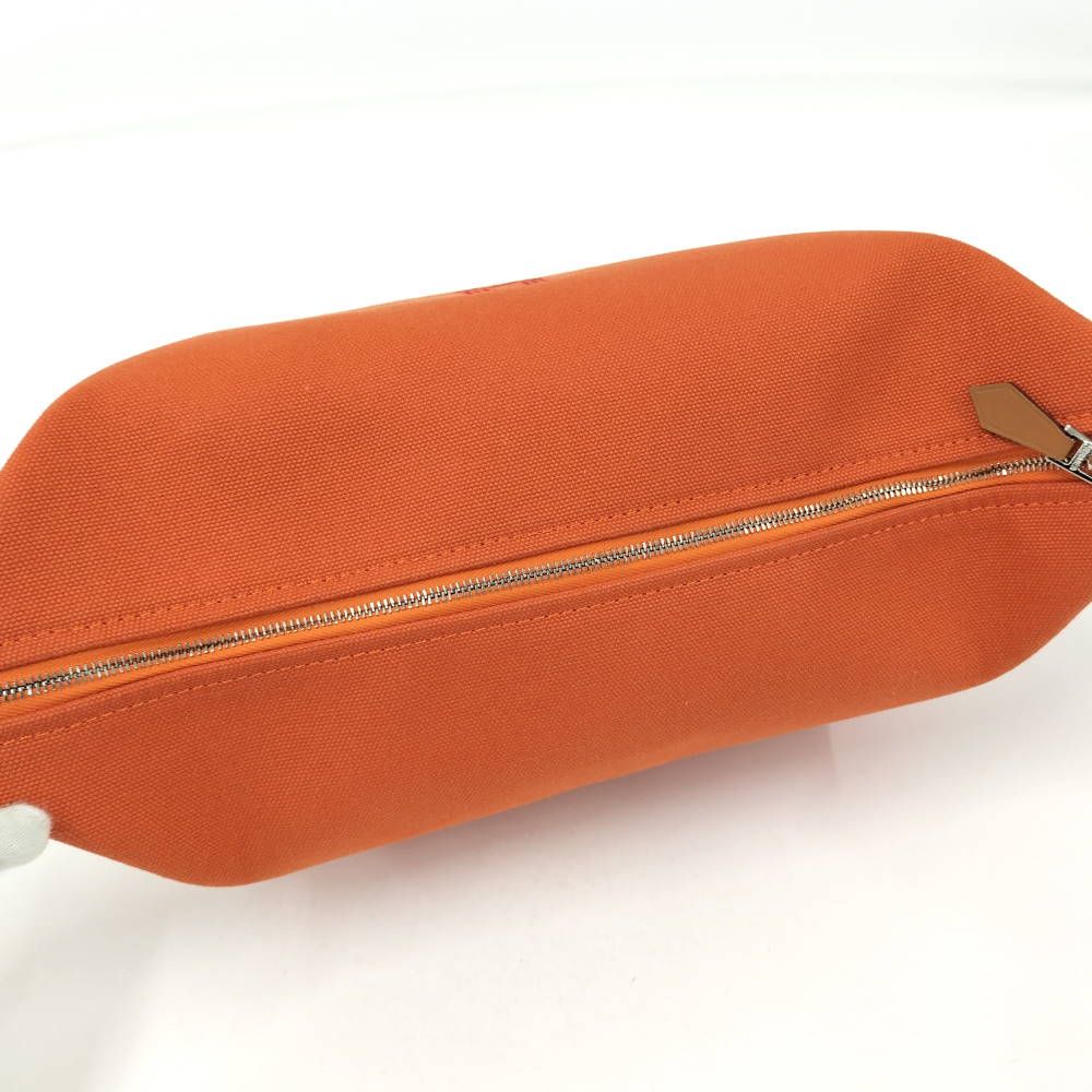 Hermes Bride-a-Brac PM Pouch Canvas Orange — view 7