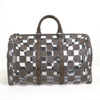 Louis Vuitton Keepall Bandouliere 50 Boston Bag Monogram Chess Brown — view 2