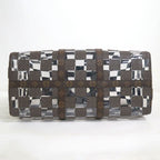 Louis Vuitton Keepall Bandouliere 50 Boston Bag Monogram Chess Brown — view 4