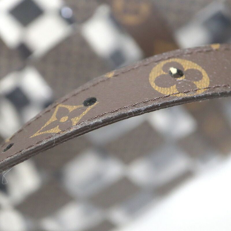 Louis Vuitton Keepall Bandouliere 50 Boston Bag Monogram Chess Brown — view 8