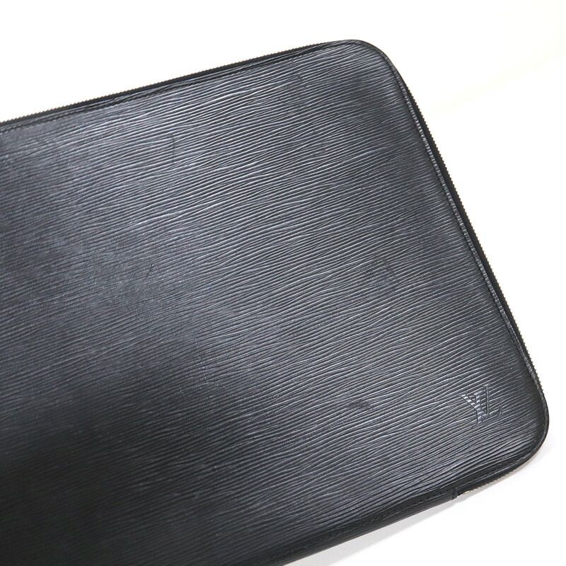 Louis Vuitton Posh Documan Clutch Epi Noir Black — view 5