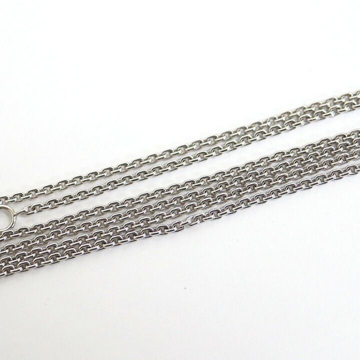 Louis Vuitton Pendentif Necklace Monogram Idylle White Gold — view 4
