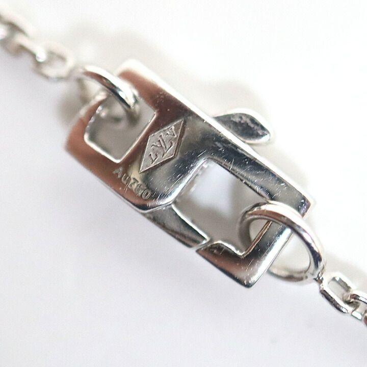 Louis Vuitton Pendentif Necklace Monogram Idylle White Gold — view 7