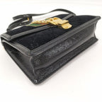 Gucci Shoulder Bag Sherry Line Suede Black — view 4