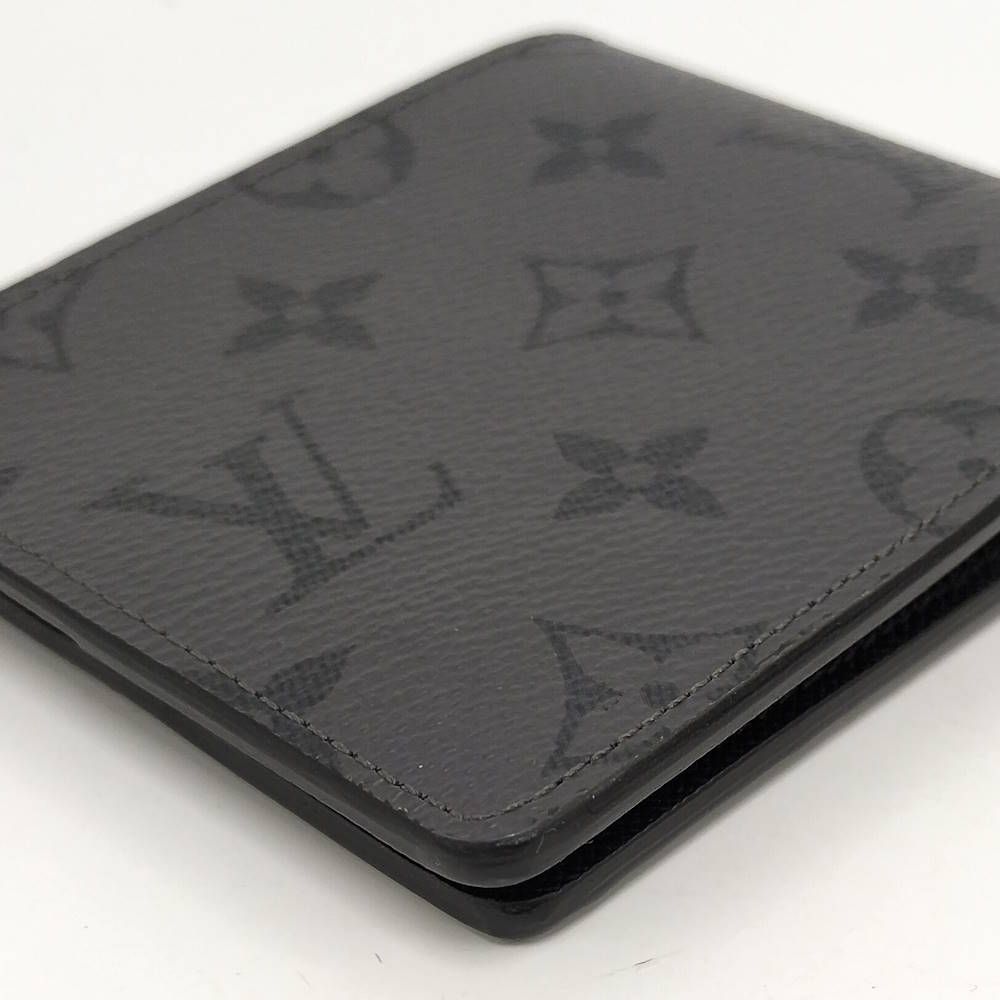 Louis Vuitton Portefeuille Calf Billfold Monogram Eclipse Wallet — view 6