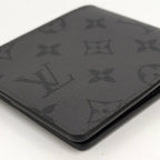 Louis Vuitton Portefeuille Calf Billfold Monogram Eclipse Wallet — view 6