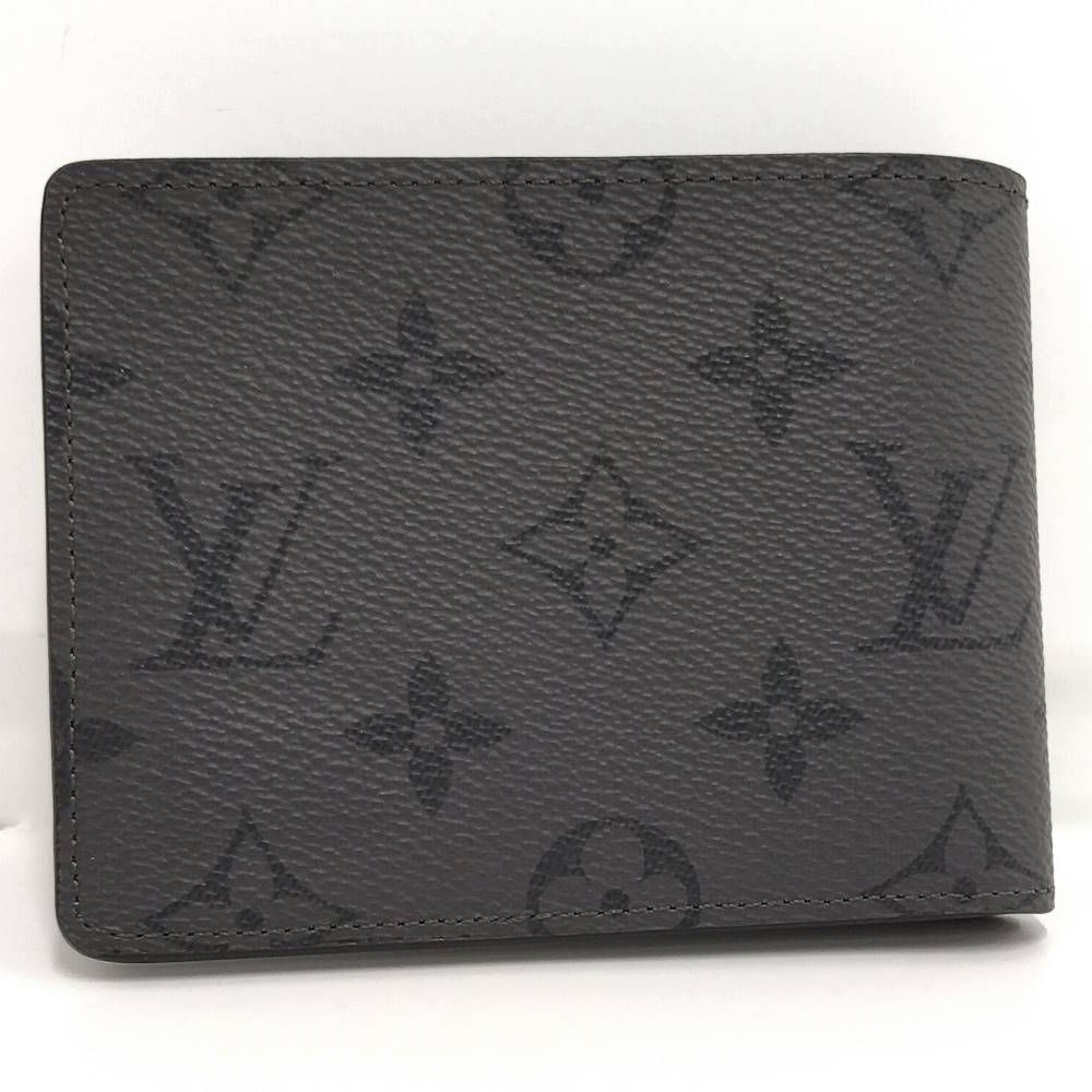Louis Vuitton Portefeuille Calf Billfold Monogram Eclipse Wallet — view 3