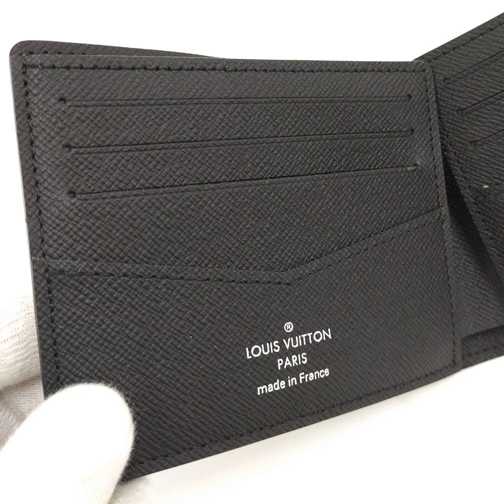 Louis Vuitton Portefeuille Calf Billfold Monogram Eclipse Wallet — view 8