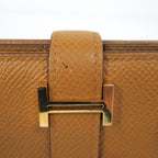 Hermes Bearn Souffle Wallet Veau Epsom Sesame Gold — view 5
