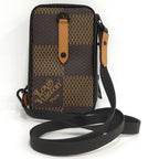 Louis Vuitton Double Phone Pouch Collaboration Shoulder Bag Damier Giant — view 2