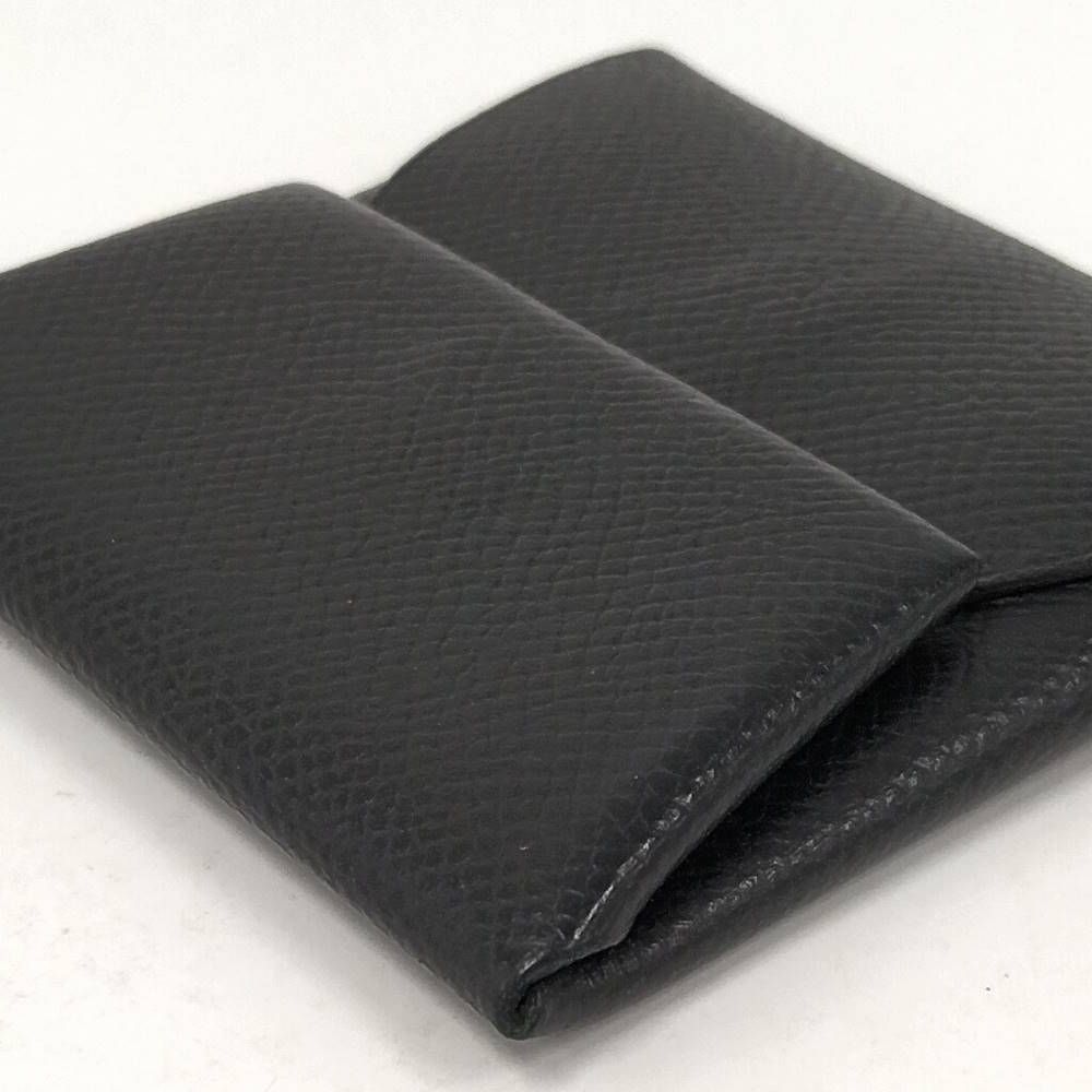 Hermes Bastia Epsom Coin Case Leather Black — view 4