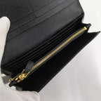 Prada Bifold Wallet Ribbon Leather Saffiano Black Nero — view 7
