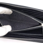 Prada Zip Around Wallet Leather Black — view 9