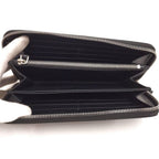 Prada Zip Around Wallet Leather Black — view 2