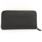 Prada Zip Around Wallet Leather Black — view 3