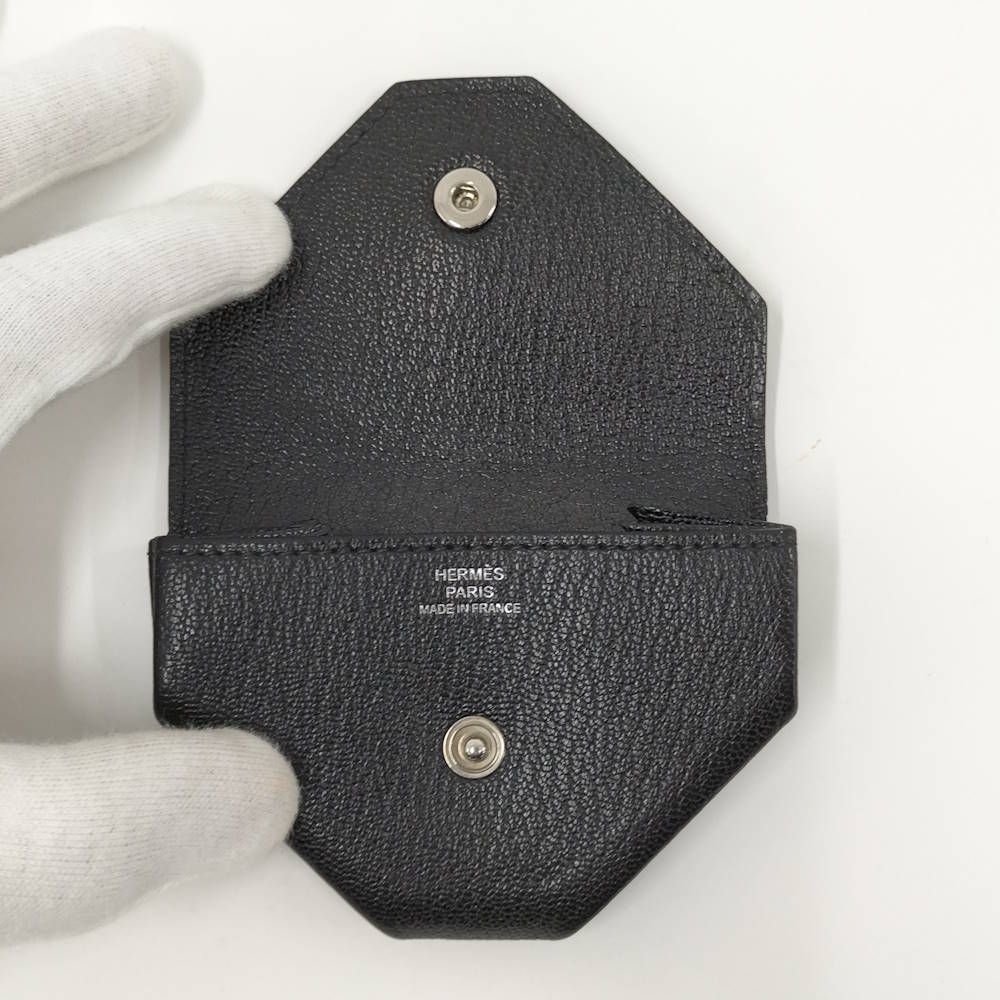 Hermes Levain Quatre Coin Case Black Chevre — view 2