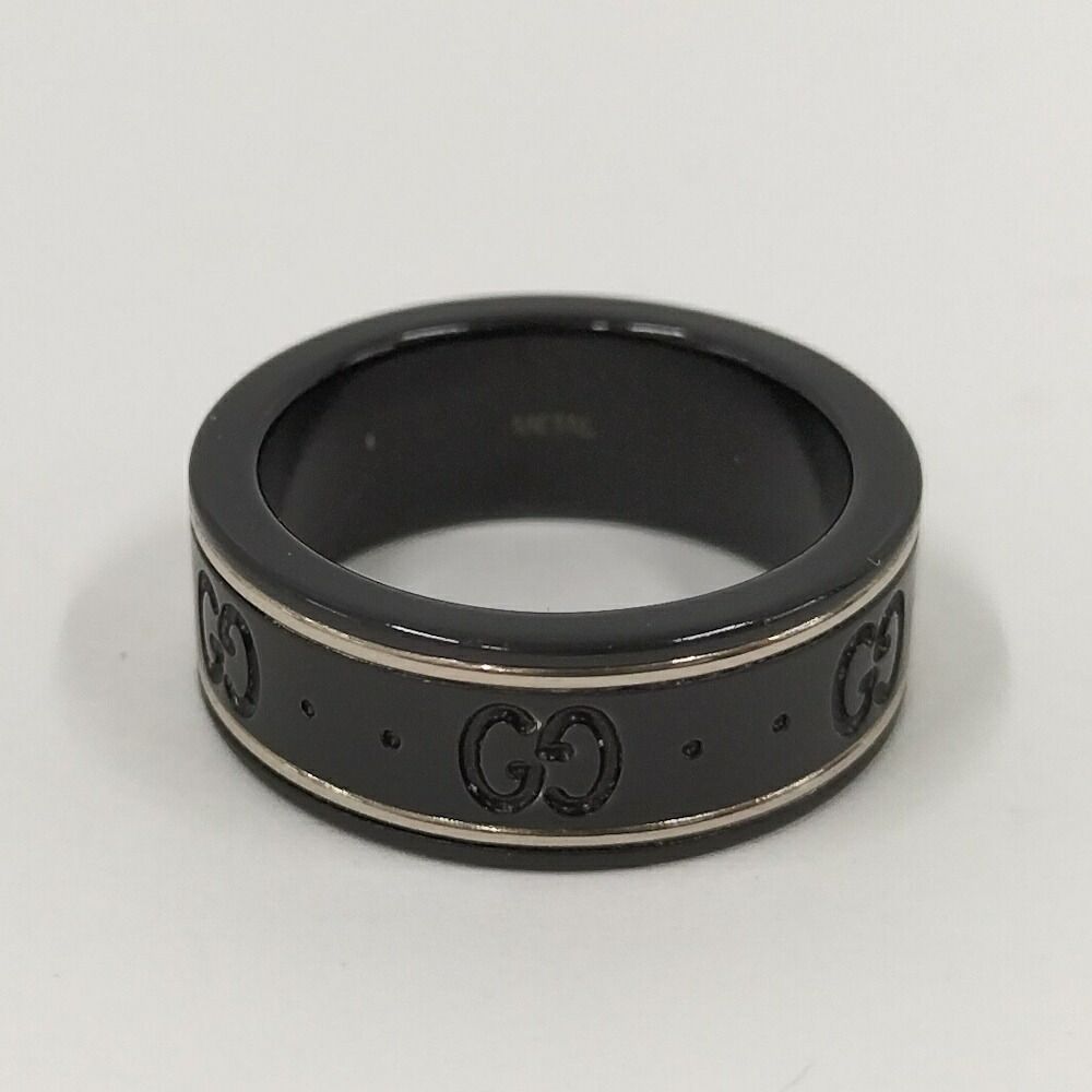 Gucci Icon Ring Ceramic Metal 18k White Gold — view 4