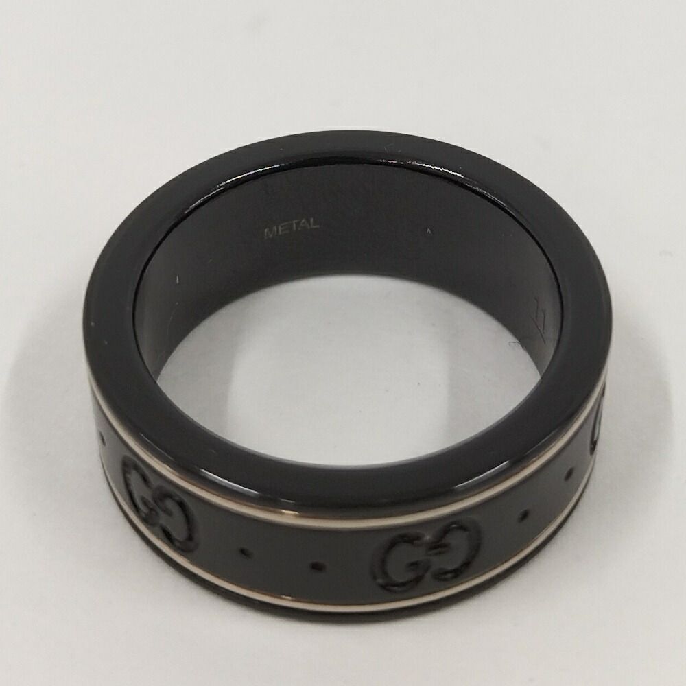Gucci Icon Ring Ceramic Metal 18k White Gold — view 8