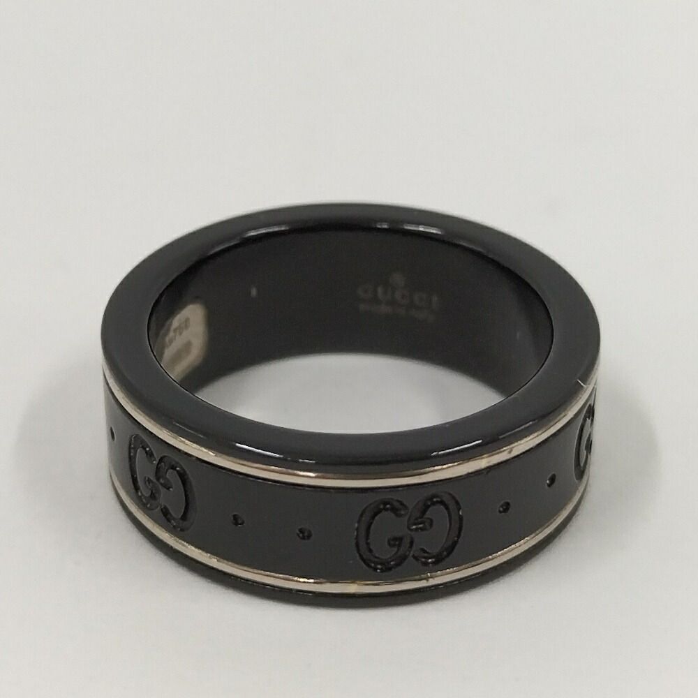 Gucci Icon Ring Ceramic Metal 18k White Gold — view 5