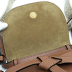 Loewe Gate Dual Mini Shoulder Bag Leather Camel — view 8