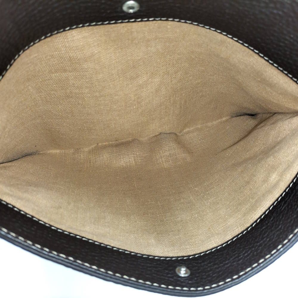 Fendi Selleria Shoulder Bag Leather Brown — view 8