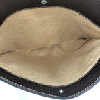 Fendi Selleria Shoulder Bag Leather Brown — view 8