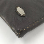 Fendi Selleria Shoulder Bag Leather Brown — view 5