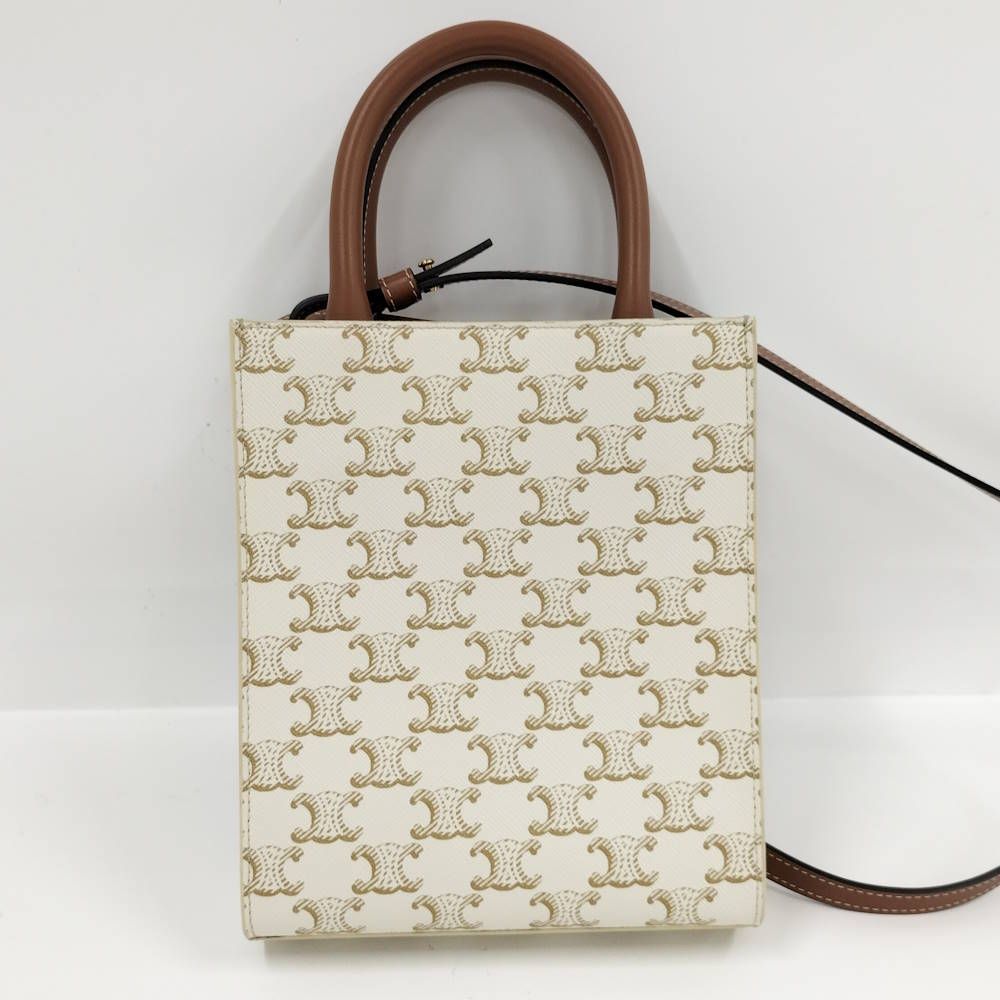 Celine Mini Vertical Cover 2-Way Bag Cream — view 2