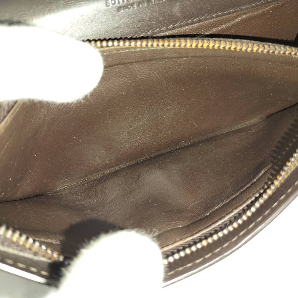 Bottega Veneta Bifold Wallet Intrecciato Leather Dark Brown — view 9